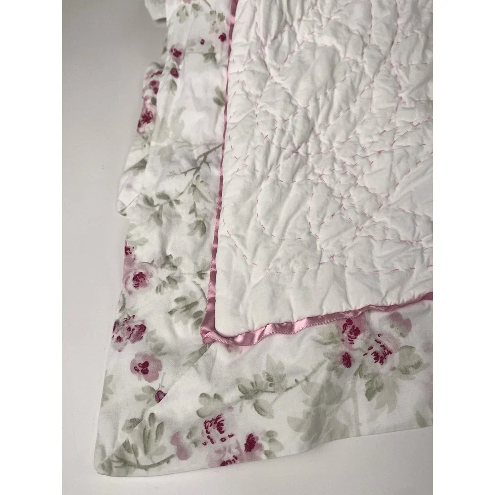 Simply Shabby Chic Cherry Blossom Standard Pillow Sham Pillowcase Satin SET of 2